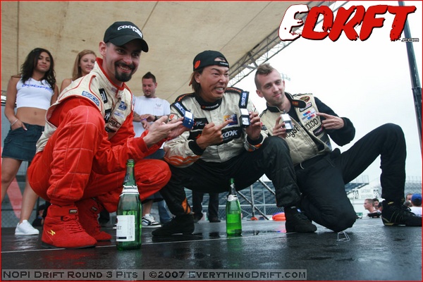 Andy Sapp, Kenji Yamanaka, and Bill Sherman