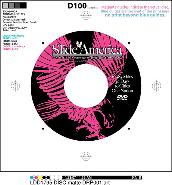 Slide America DVD Disc Art