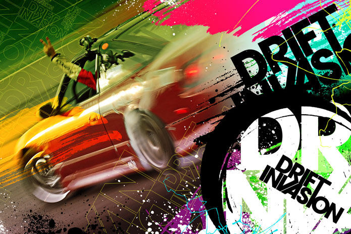 Drift Invasion Flyer
