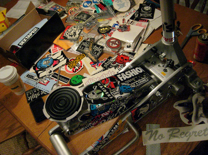STICKER EVERYTHING.
