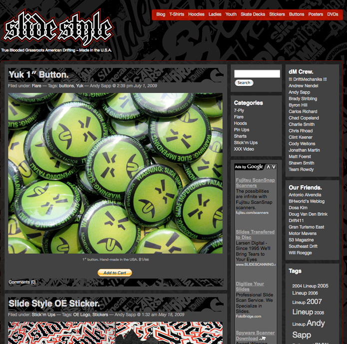 Slide Style™ 2009 Site