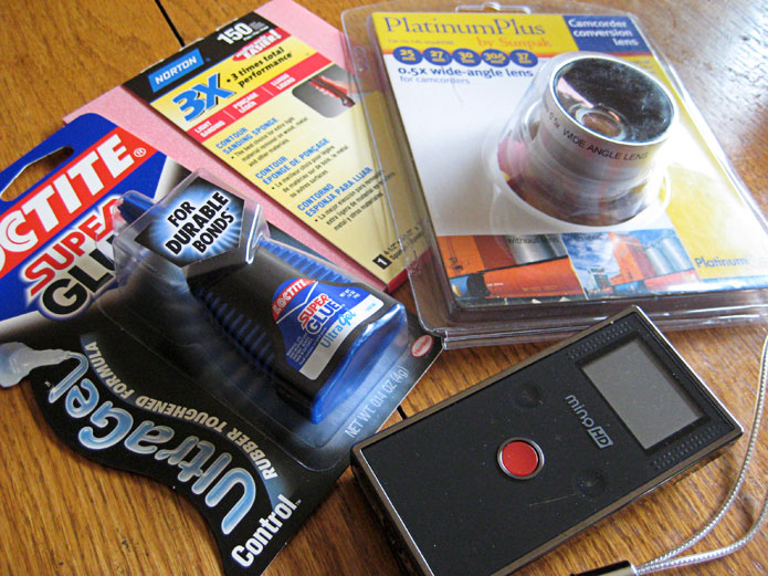 Flip Mino HD - Wide Angle Hack